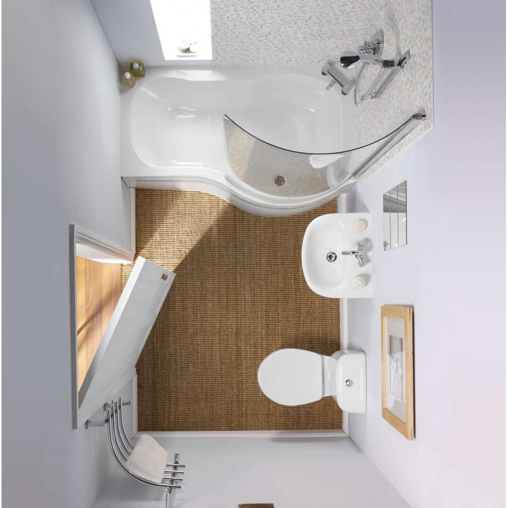 планировка ванной в стиле минимализм