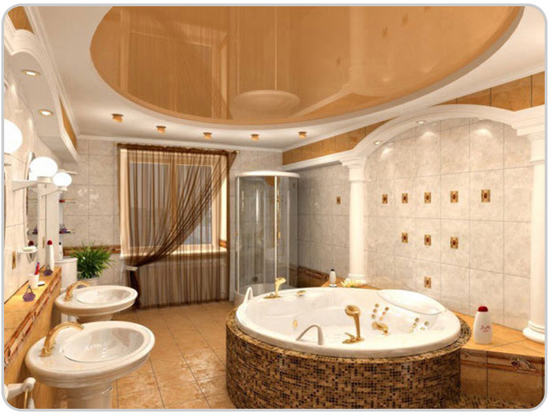 Красивые ванные комнаты частные дома