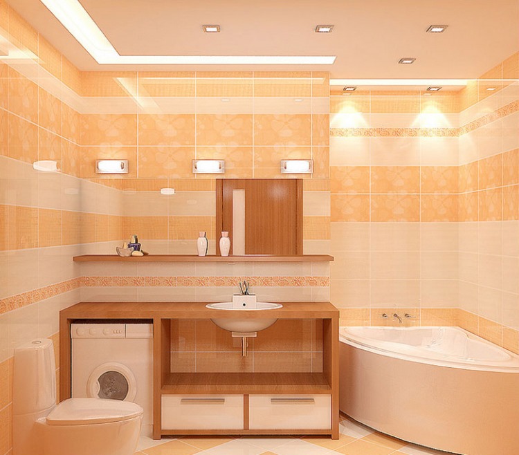 Освещение в ванной: фото, правила, советы дизайнера