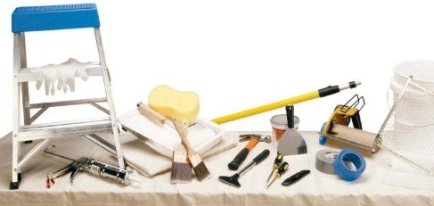 Инструменты для ремонта ванной комнаты