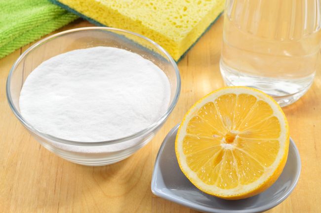 Сода и лимон для очистки ванны