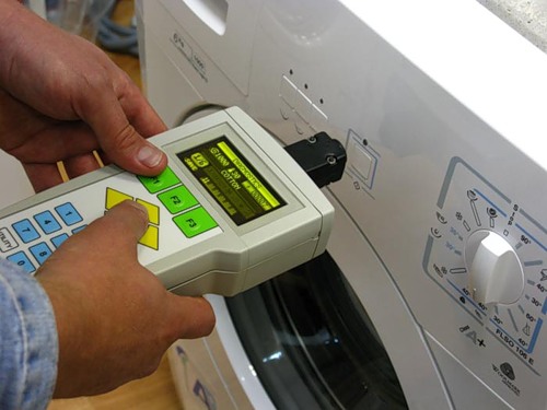 Диагностика работы стиральной машинки