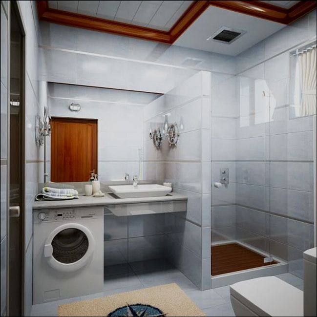 Ванные комнаты в хрущевках дизайн фото со стиральной
